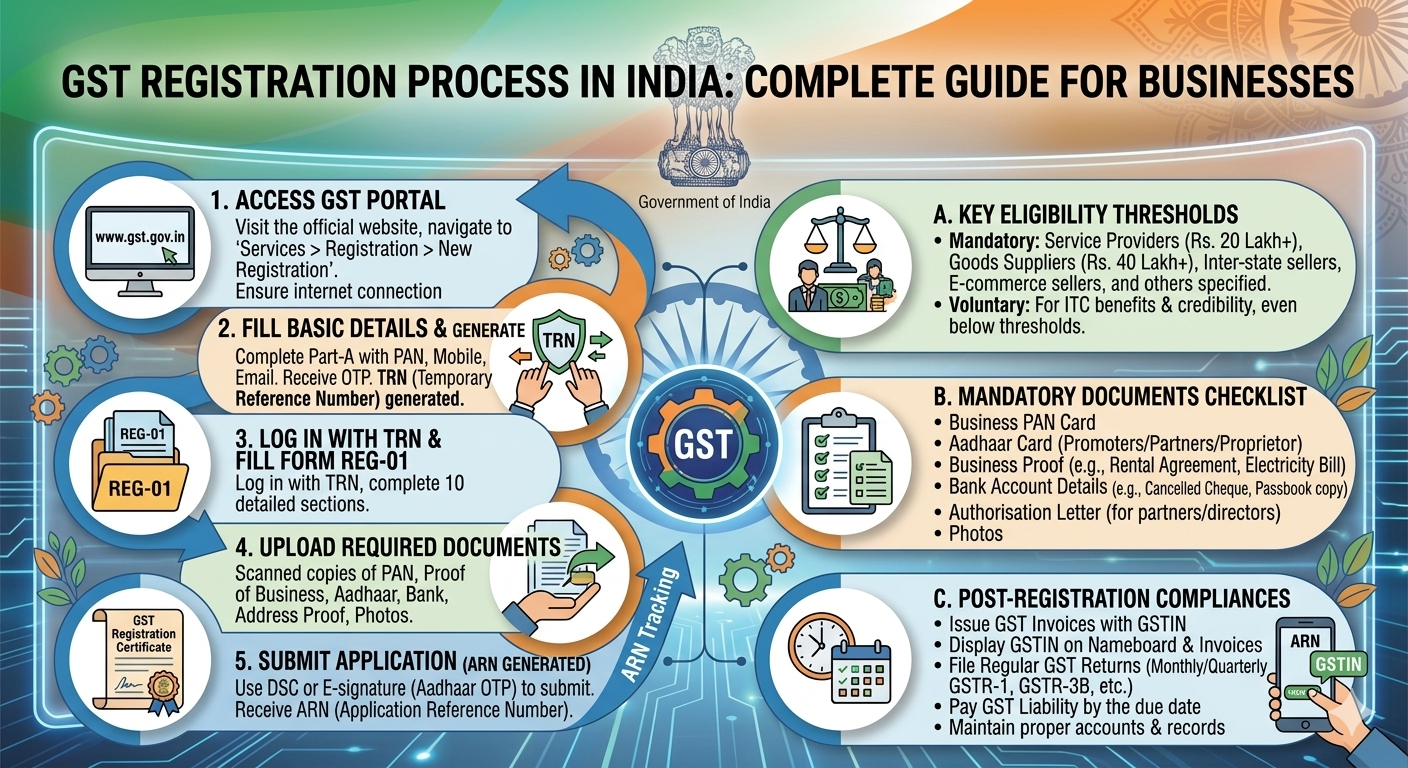 GST Registration Process in India: Complete Guide for Businesses